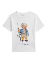 Polo Ralph Lauren T-Shirt 322B18890003 Biały Regular Fit. Białe t-shirty dla chłopców Polo Ralph Lauren, bez wzorów, z bawełny, bez ramiączek. Za 249.99 zł.