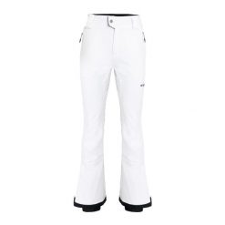 Spodnie narciarskie damskie Columbia Roffee Ridge VI. Białe spodnie materiałowe damskie Columbia, na zimę, bez wzorów, sportowe, narciarskie. Za 439.99 zł.