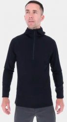 Bluza z zamkiem Inov-8 Merino Hoodie HZ - black. Czarne bluzy męskie Inov-8, m, bez wzorów, bez kaptura. Za 344.93 zł.