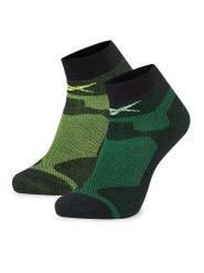 Reebok Skarpety krótkie R0403-SS24 (2-pack) Czarny. Czarne skarpety damskie Reebok, bez wzorów, z syntetyku. Za 59.99 zł.