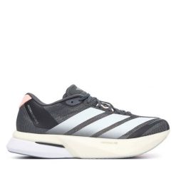 Buty do biegania adidas. Szare obuwie sportowe damskie Adidas, bez wzorów, do biegania. Za 699.99 zł.
