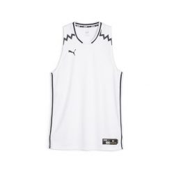 Męska koszulka do koszykówki Hoops Team PUMA White. Białe koszule męskie Puma, m, bez wzorów, bez kołnierzyka, bez ramiączek. Za 139.99 zł.