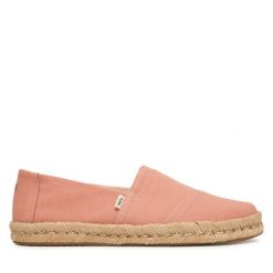 Espadryle Toms. Czerwone espadryle damskie Toms, bez wzorów, bez obcasa, bez zapięcia. Za 319.99 zł.