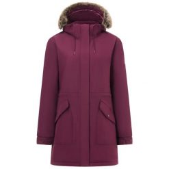 Parka dla kobiet Regatta Sophia. Fioletowe parki damskie Regatta, m, bez wzorów, z futra, bez kaptura. Za 401.00 zł.