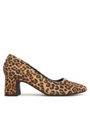Clarks Czółenka Fernie Court 26183033 Brązowy. Brązowe czółenka damskie Clarks, bez wzorów, ze skóry, bez obcasa, bez zapięcia. Za 329.99 zł.