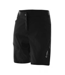 W BIKE SHORTS COMFORT-E CSL. Czarne szorty sportowe damskie LOFFLER, bez wzorów, z materiału, do biegania. Za 606.45 zł.