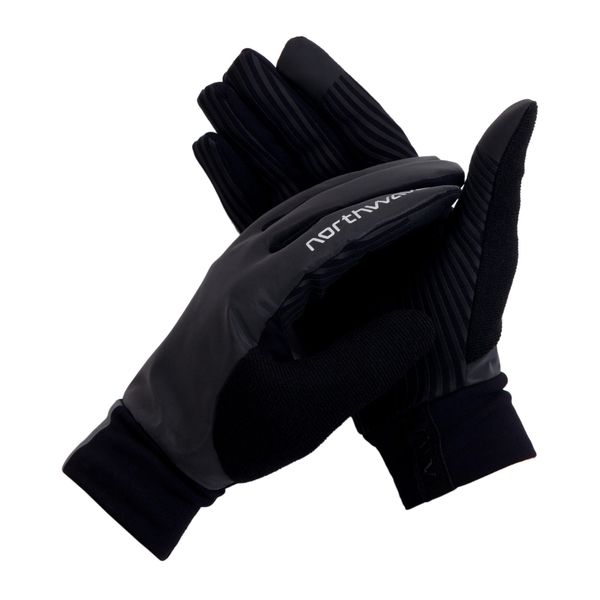 Rękawiczki rowerowe męskie Northwave Active Reflex. Czarne rękawiczki męskie Northwave, na jesień, bez wzorów, sportowe. Za 91.80 zł.