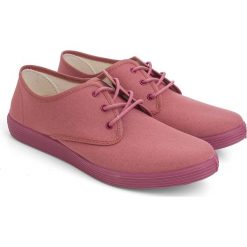 Woox Płócienne Tenisówki Damskie | Różowe Oxfordy Planta Rosea - 42 - 42 - 8595564787891. Trampki i tenisówki damskie Woox. Za 109.73 zł.