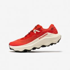 Buty do biegania w terenie męskie Salomon Ultra Glide 4. Czerwone buty sportowe męskie Salomon, bez zapięcia, do biegania. Za 649.99 zł.