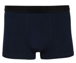 Bokserki Obcisłe, Granatowe Gładkie, Jednokolorowe, Bawełniane, Majtki z Elastanem -ALTIES. Niebieskie bokserki męskie Alties, l, bez wzorów, z bawełny. Za 35.00 zł.