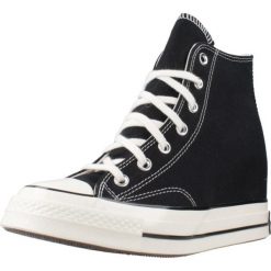 Buty CONVERSE CHUCK 70 WEDGE Czarny. Czarne obuwie sportowe damskie Converse, bez wzorów, z tkaniny, bez zapięcia. Za 447.99 zł.