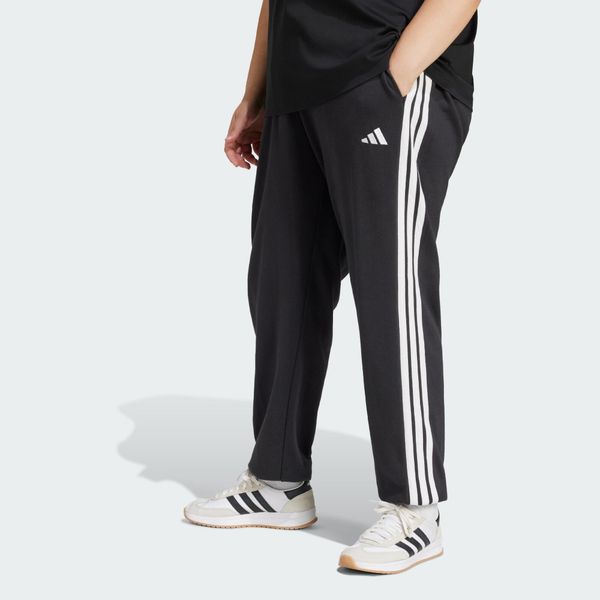 Spodnie Essentials 3-Stripes French Terry Cuffed. Białe spodnie sportowe damskie Adidas, xl, bez wzorów, z materiału, na fitness i siłownię. Za 229.00 zł.