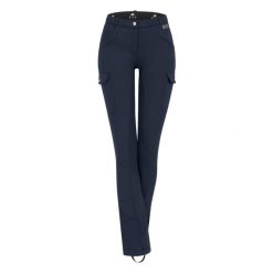 Spodnie jeździeckie z pełnym gripem cargo damskie ELT Micro Jodhpur. Niebieskie spodnie materiałowe damskie ELT, l, bez wzorów, z elastanu. Za 296.00 zł.