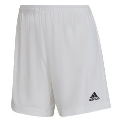 Spodenki damskie Addidas Entrada 22. Białe szorty sportowe damskie Adidas, l, bez wzorów, z poliesteru, eleganckie, do piłki nożnej. Za 54.00 zł.