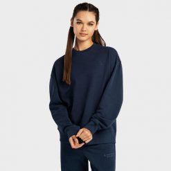 Bluza dresowa Lifestyle damska SIROKO Bluemarine-W. Niebieskie bluzy damskie SIROKO, xl, bez wzorów, z dresówki, bez kaptura. Za 190.00 zł.