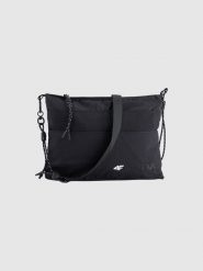 4F Saszetka crossbody uniseks - czarna Uniwersalny. Czarne torby na ramię damskie 4f, bez wzorów, z materiału, bez dodatków. W wyprzedaży za 79.99 zł.