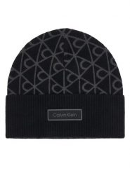 Calvin Klein Czapka LV04D8106G Czarny. Czarne rękawiczki męskie Calvin Klein, na zimę, bez wzorów, z wełny. Za 209.99 zł.