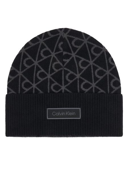 Calvin Klein Czapka LV04D8106G Czarny. Czarne rękawiczki męskie Calvin Klein, na zimę, bez wzorów. Za 209.99 zł.