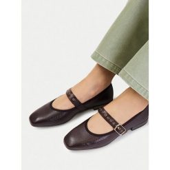 Baleriny Lasocki. Brązowe baleriny damskie Lasocki, bez wzorów, bez obcasa. Za 199.99 zł.
