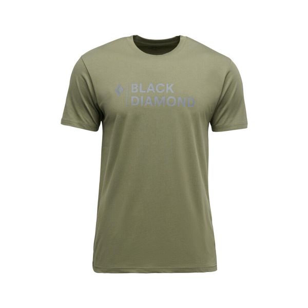 Koszulka Black Diamond Stacked. Czarne koszulki sportowe męskie Black Diamond, bez wzorów, bez kołnierzyka, bez ramiączek, trekkingowe. Za 222.50 zł.