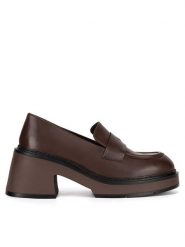Gino Rossi Mokasyny DOROTA-01W1-001 Brązowy. Brązowe mokasyny damskie Gino Rossi, ze skóry. Za 329.99 zł.