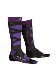 Skarpety X-SOCKS SKI CONTROL WMN 4.0. Czarne skarpety damskie X-Socks, bez wzorów, z materiału. Za 145.45 zł.