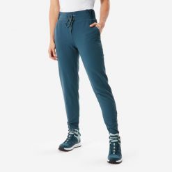 Spodnie turystyczne damskie Quechua NH500 Warm. Niebieskie spodnie sportowe damskie QUECHUA, xs, bez wzorów, z tkaniny, trekkingowe. Za 169.99 zł.