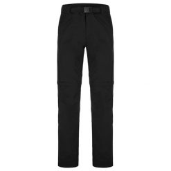 Męskie spodnie softshell Loap Urfinn Black. Czarne spodnie materiałowe męskie LOOP, m, bez wzorów, z softshellu. Za 312.99 zł.