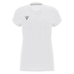 Damska koszulka Macron oxygen shirt. Białe t-shirty damskie Macron, xs, bez wzorów, z tkaniny, bez kołnierzyka. Za 197.00 zł.