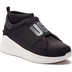 Sneakersy UGG - W Neutra Sneaker 1095097 W/Blk. Czarne półbuty damskie marki UGG, bez wzorów, z materiału. Za 639.00 zł.