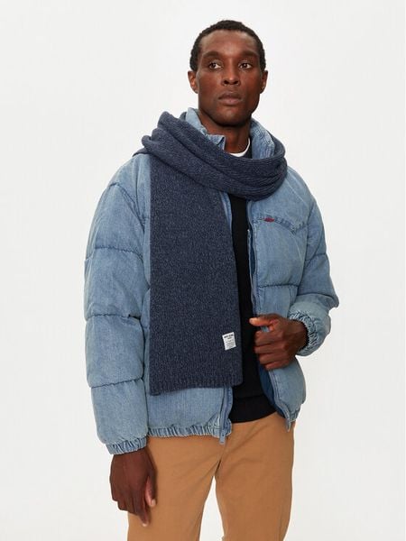 Pepe Jeans Szalik PM110460 Granatowy. Niebieskie rękawiczki męskie Pepe Jeans, bez wzorów, z jeansu. Za 139.99 zł.