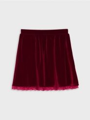 Spódnica mini - czerwony. Czerwone spódnice damskie Sinsay, l, bez wzorów, mini. Za 29.99 zł.