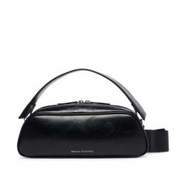 Torebka Armani Exchange. Czarne torebki do ręki damskie Armani Exchange, bez wzorów, klasyczne, bez dodatków. Za 539.99 zł.
