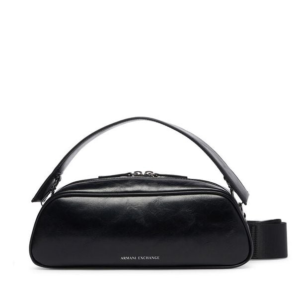 Torebka Armani Exchange. Czarne torebki do ręki damskie Armani Exchange, bez wzorów, klasyczne, bez dodatków. Za 539.99 zł.