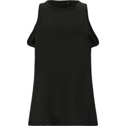 Damski tank top Elite Lab LAB. Czarne koszulki sportowe damskie ELITE LAB, bez wzorów, na fitness i siłownię. Za 150.50 zł.