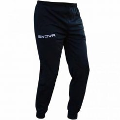 Męskie Spodnie Do Biegania One. Czarne spodnie sportowe męskie Givova, m, bez wzorów, z materiału, do biegania. Za 137.99 zł.