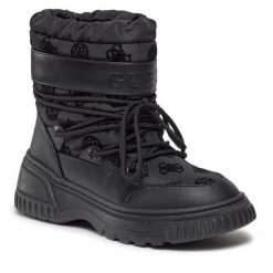 Śniegowce Guess. Czarne kozaki damskie Guess. Za 599.99 zł.