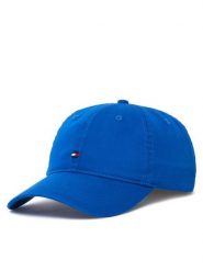 Tommy Hilfiger Czapka z daszkiem Th Flag Soft 6 Panel Cap AM0AM14099 Niebieski. Niebieskie rękawiczki męskie Tommy Hilfiger, bez wzorów, z bawełny. Za 169.99 zł.