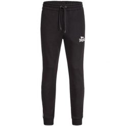 Spodnie do biegania Lonsdale Foindle. Czarne spodnie sportowe męskie Lonsdale, m, bez wzorów, z dresówki, do biegania. Za 238.85 zł.