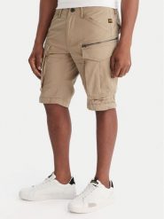 G-Star Raw Szorty materiałowe Rovic Zip D26214-5126 Zielony Relaxed Fit. Zielone szorty męskie G-Star Raw, m, bez wzorów, z bawełny, retro. Za 589.99 zł.