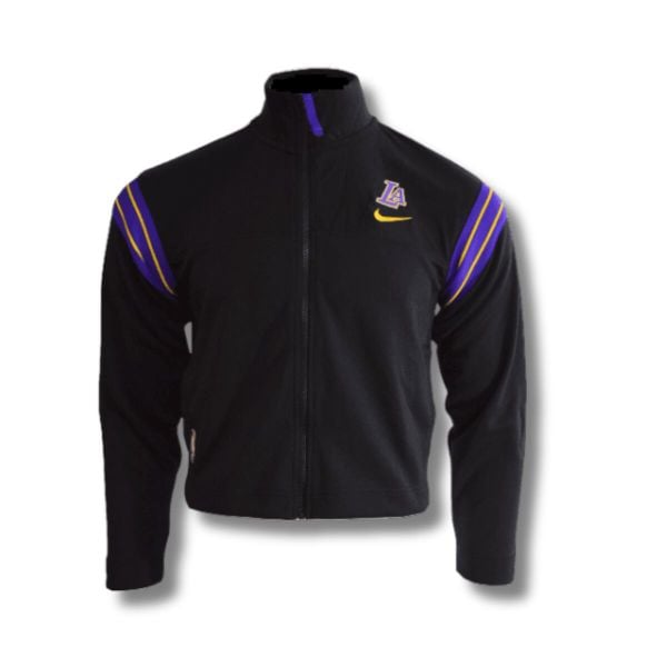 Bluza Nike LA Lakers Courtside 75 Tracksuit Jacket Wmns - DB1400-010. Czarne bluzy damskie Nike, bez wzorów, bez kaptura. Za 200.10 zł.