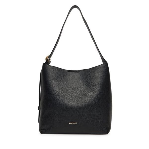 Torebka GINO ROSSI. Czarne torebki do ręki damskie Gino Rossi, bez wzorów, klasyczne, bez dodatków. Za 299.99 zł.