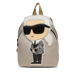 Plecak Karl Lagerfeld Kids. Brązowe torby i plecaki dziecięce Karl Lagerfeld Kids, małe. Za 233.99 zł.