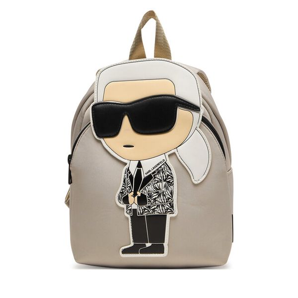 Plecak Karl Lagerfeld Kids. Brązowe torby i plecaki dziecięce Karl Lagerfeld Kids, małe. Za 233.99 zł.