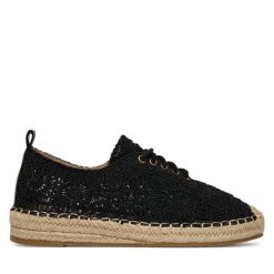 Espadryle DeeZee. Czarne espadryle damskie DeeZee, bez wzorów, bez obcasa, bez zapięcia. Za 119.99 zł.