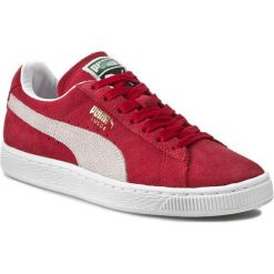 Półbuty PUMA - Suede Classic + 352634 05 Team Regal Red/White. Czerwone półbuty damskie Puma, z materiału. W wyprzedaży za 239.00 zł.