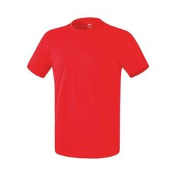 Koszulka męska Erima Functional Teamsports T-shirt. Czerwone koszulki sportowe męskie Erima, m, bez wzorów, bez kołnierzyka, bez ramiączek, do piłki nożnej. Za 89.99 zł.