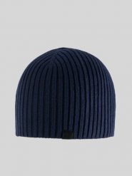 4F Czapka zimowa męska - granatowa Uniwersalny. Niebieskie czapki i kapelusze męskie 4f, na zimę, bez wzorów, z bawełny, klasyczne. Za 59.99 zł.