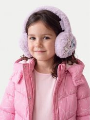 Disney Classics Nauszniki CEO-ACCCS-AW26-207DCLS Fioletowy. Fioletowe rękawiczki dziecięce Disney Classics, bez wzorów, z materiału. Za 29.99 zł.