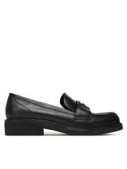 Guess Loafersy FLPSHU LEA14 Czarny. Czarne mokasyny damskie Guess, ze skóry. Za 458.00 zł.